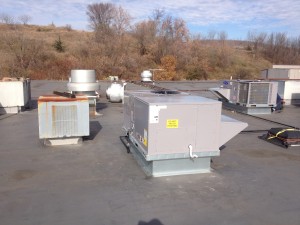 Custom commercial heating solution for tanning salons.