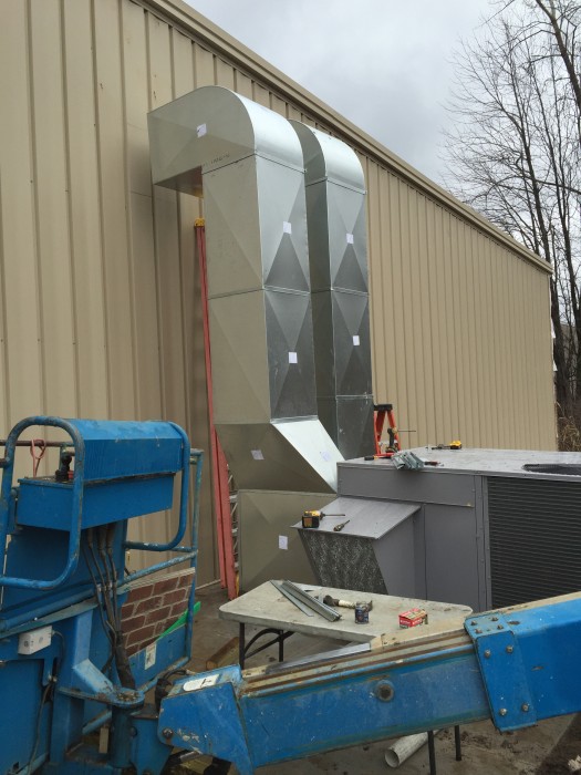 Commercial HVAC Equipment Outdoor Progress 1 Direct HVAC Services